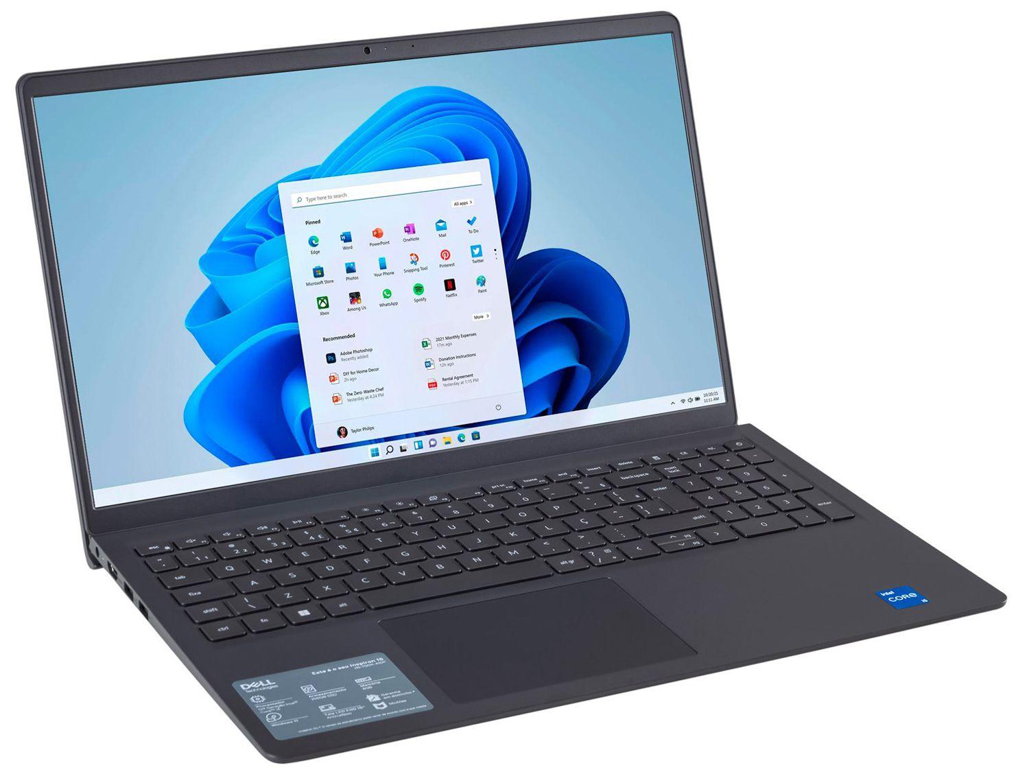 Notebook Dell Inspiron 15 Intel Core i3 8GB RAM