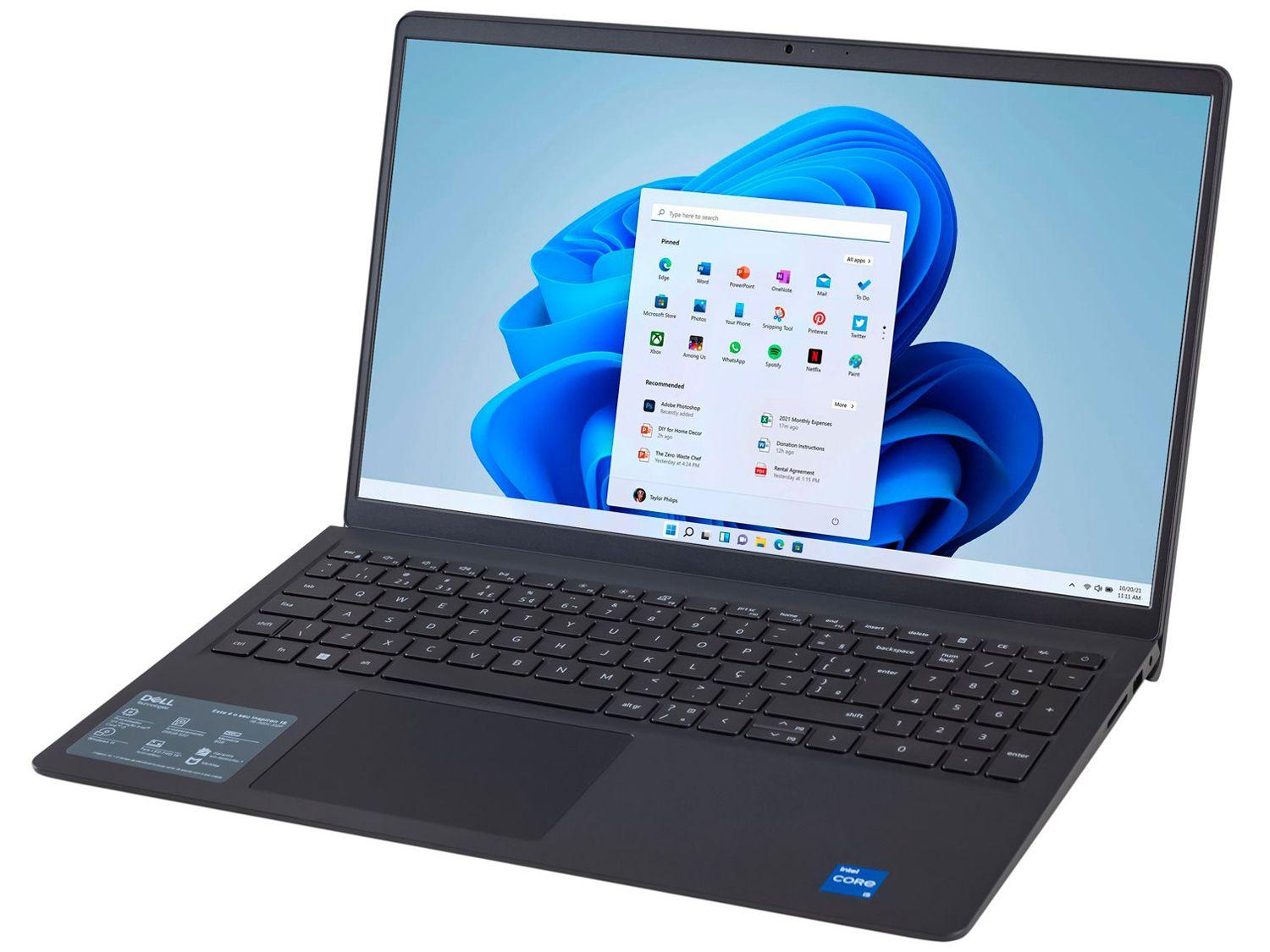 Notebook Dell Inspiron 15 Intel Core i3 8GB RAM
