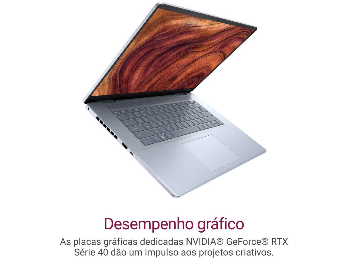 Notebook Dell Inspiron 16 Plus Intel Core Ultra 7 1TB SSD 16GB RAM 16" NVIDIA RTX 4050 6GB Windows 11 I16-U7155H-A10