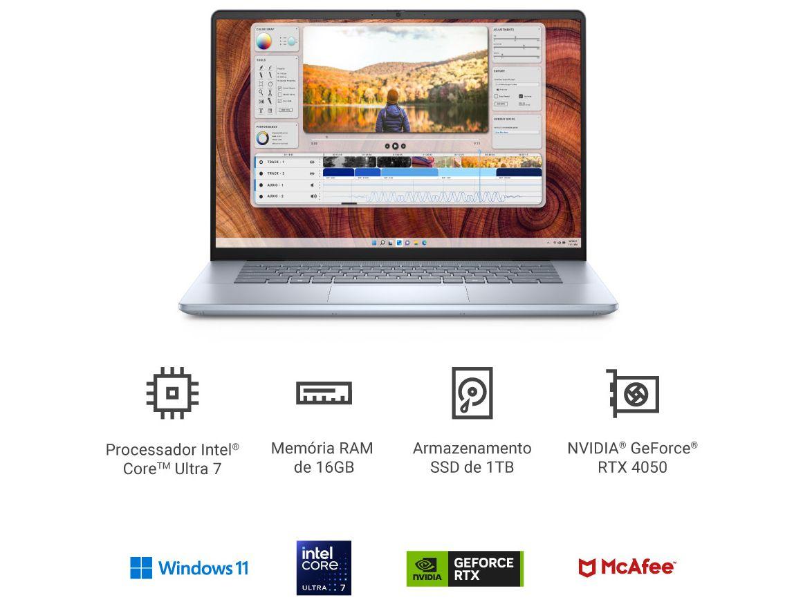 Notebook Dell Inspiron 16 Plus Intel Core Ultra 7 
