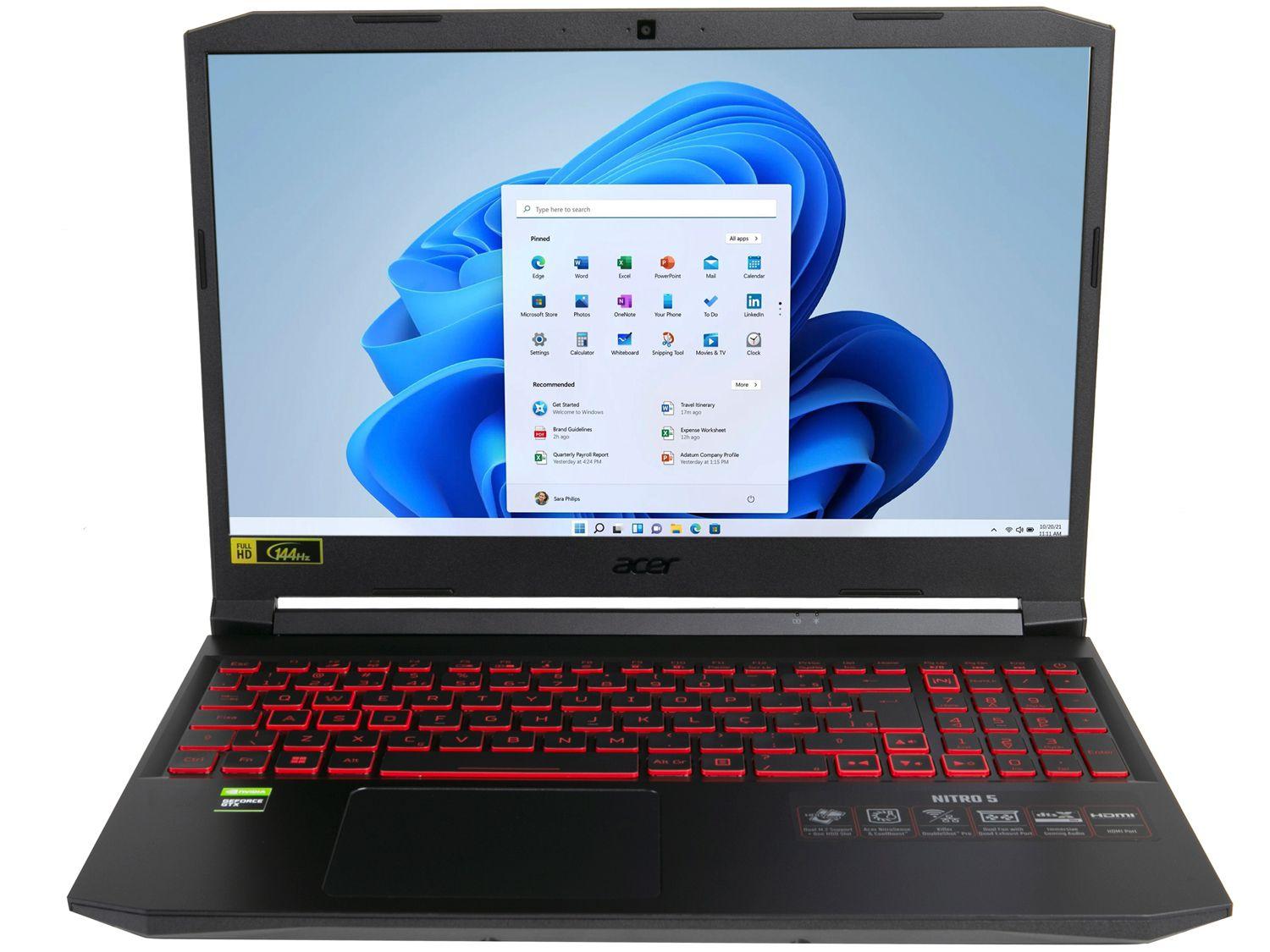 Notebook Gamer Acer Nitro 5 Intel Core i7 8GB 1TB SSD 15,6” Full