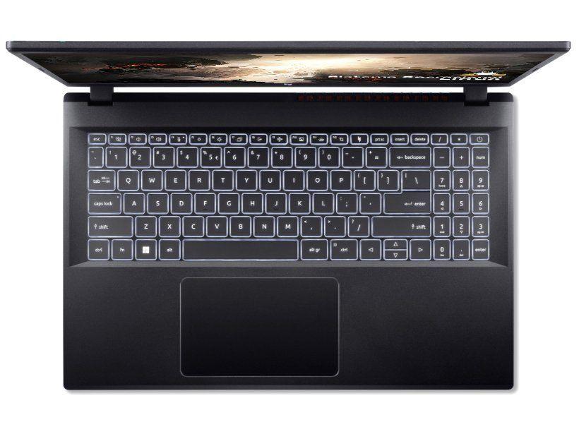 Acer Nitro V15 ANV15-51-582R — visão traseira com saídas de ventilação duplas