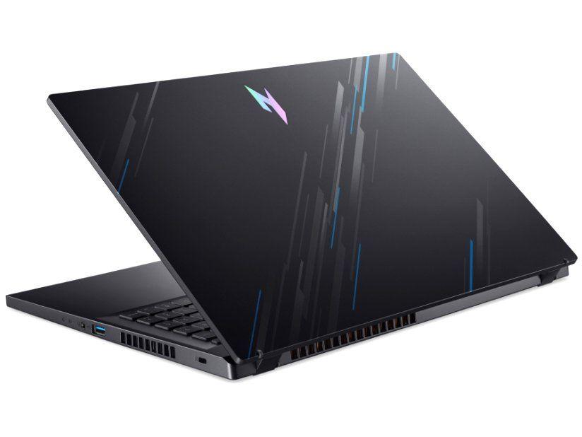 Acer Nitro V15 ANV15-51-582R — portas laterais Thunderbolt 4, USB, HDMI e RJ-45