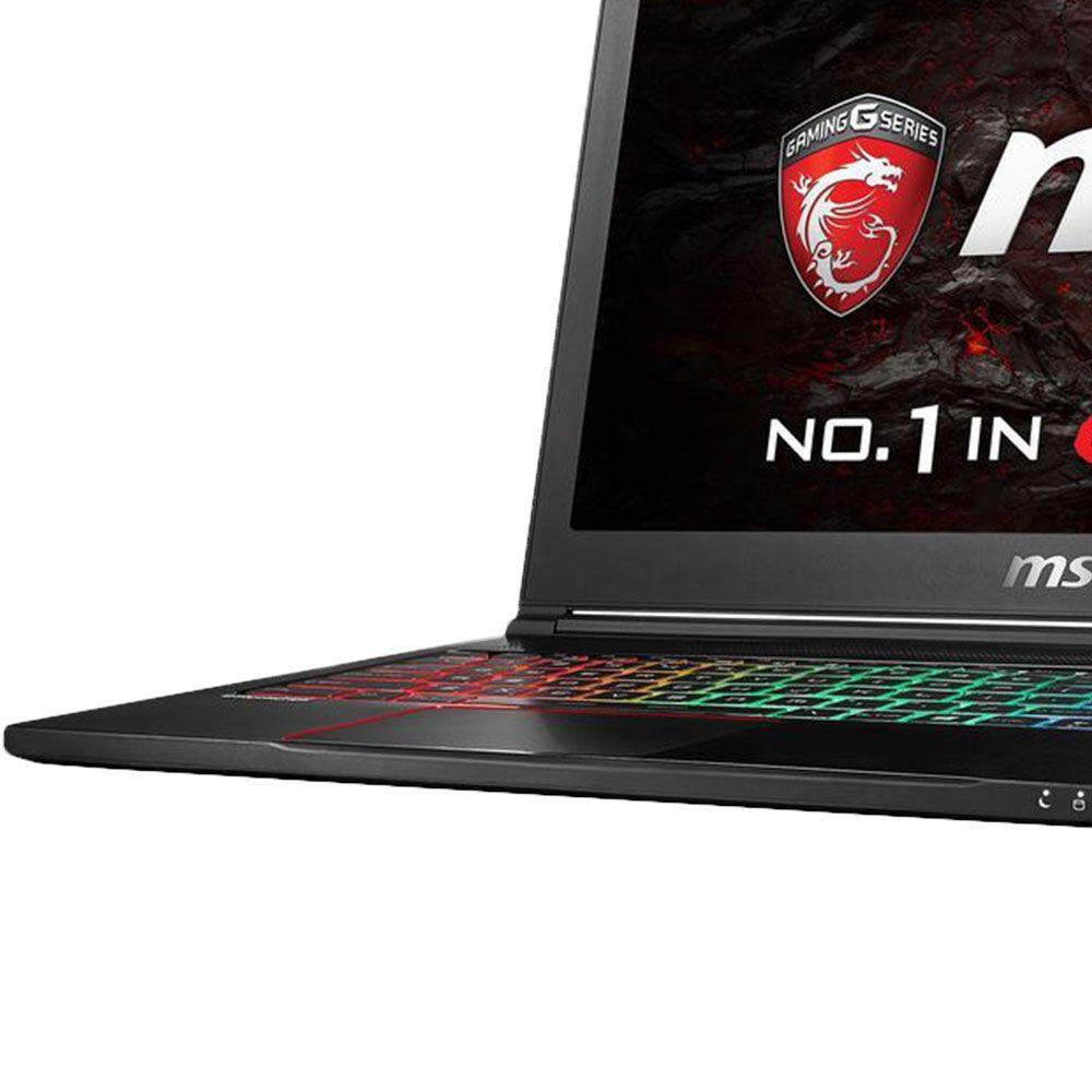 Notebook Gamer GeForce GTX 1060 Core i7 16GB 1TB 128GB MSI