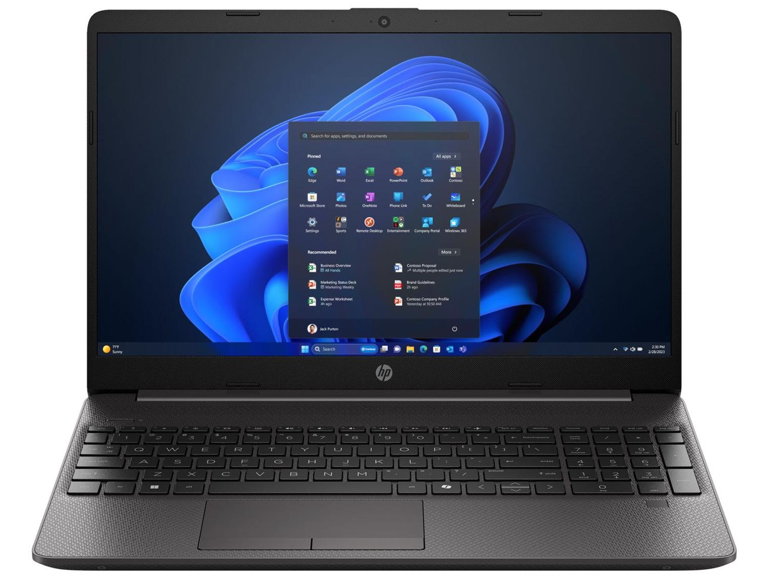 Notebook HP 256R G9 Intel Core i3 1315U 8GB 256GB 15,6” Windows 11 Intel UHD Graphics BQ9K8AT#AK4