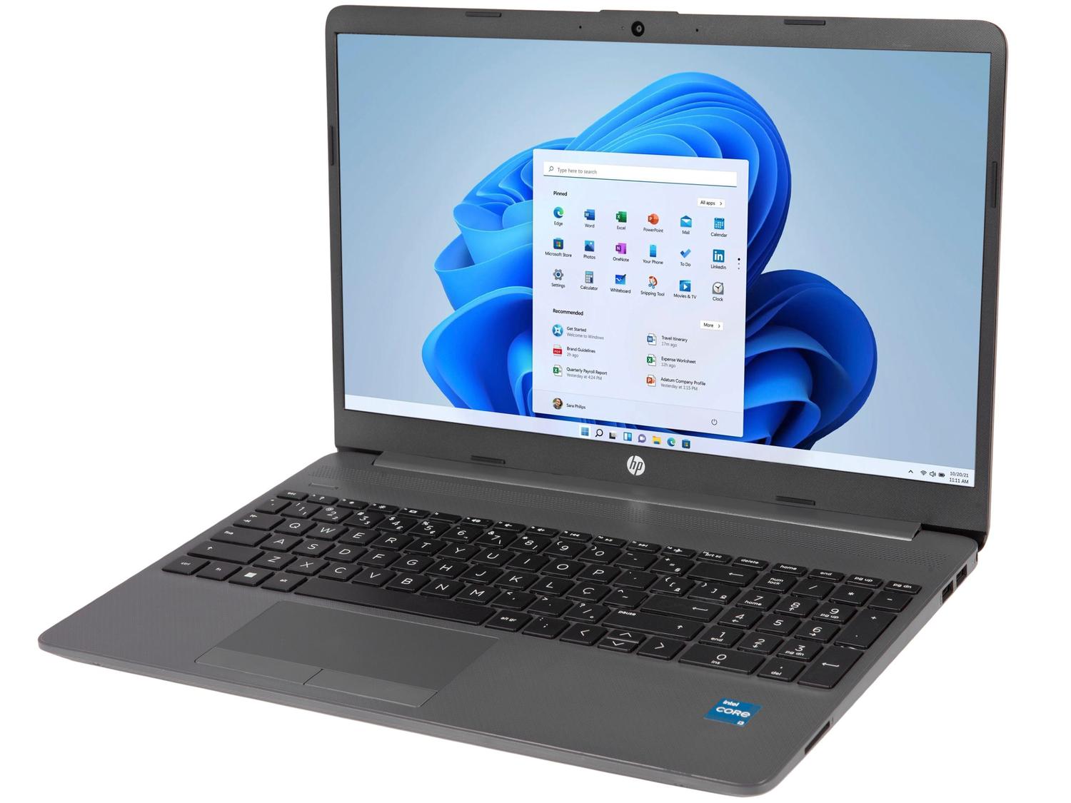 Notebook HP Intel Core i3 8GB 256GB SSD 15,6” HD Windows 11 256 G8