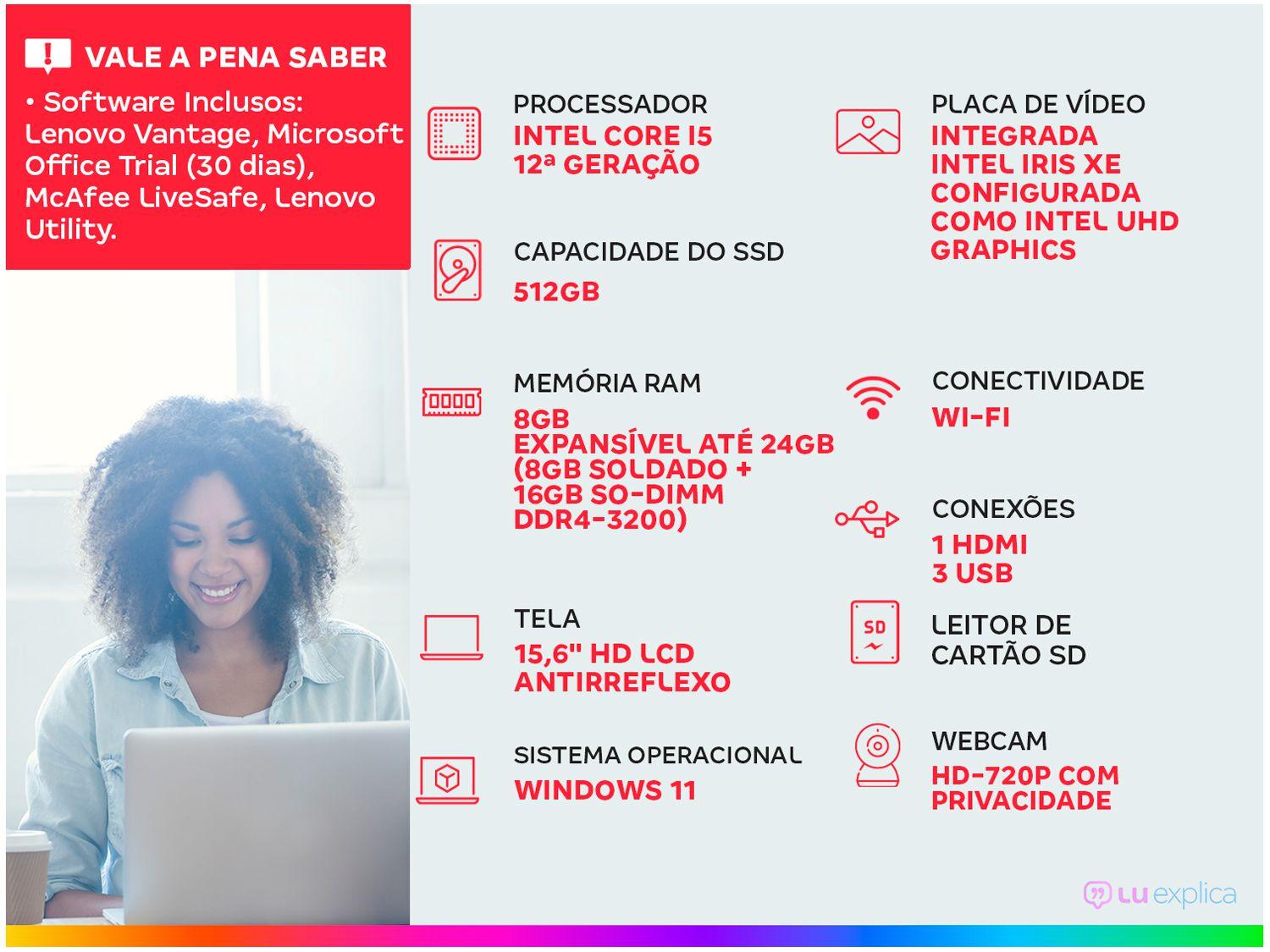 Notebook Lenovo IdeaPad 1i Intel Core i5