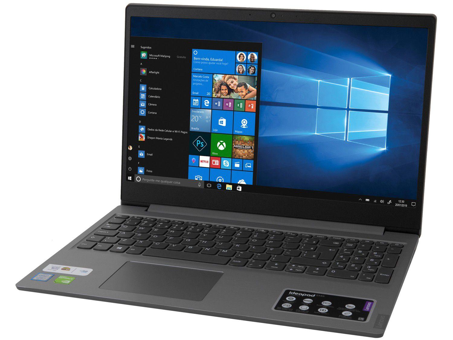 Notebook Lenovo Ideapad S145 Intel Core i7 8GB 1TB 15,6” Full HD