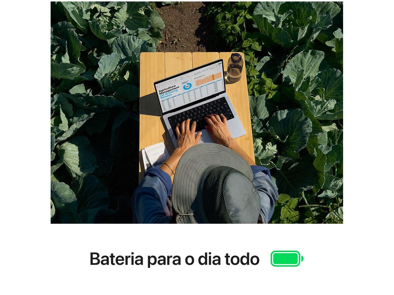 Notebook Macbook Apple Pro 14" M4 24GB RAM SSD 1TB Prateado