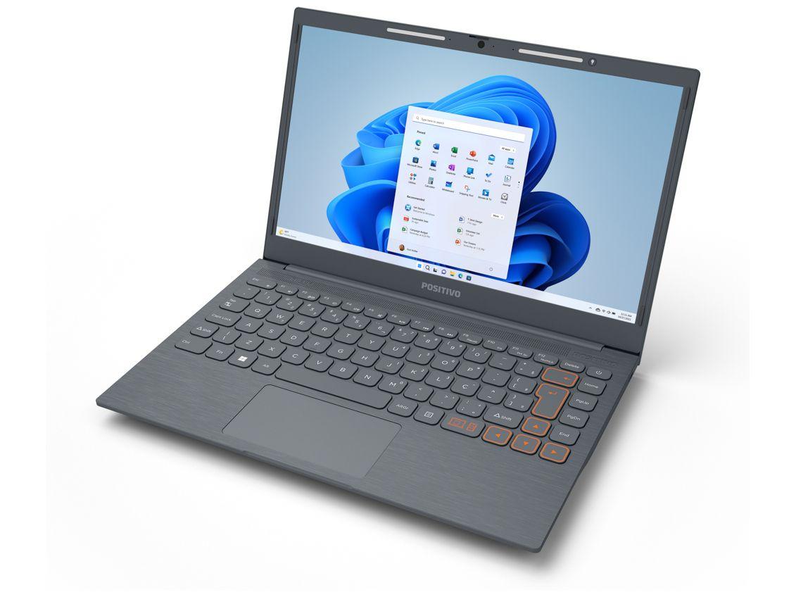 Notebook Positivo Vision C14 Lumina Bar Intel Celeron 4GB 128GB eMMC 14” HD Windows 11 Microsoft 365