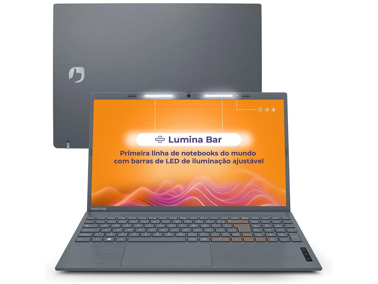 Notebook Positivo Vision C15 Intel Celeron 4GB 128GB 15,6” HD Windows 11 Microsoft 365 C4128A-15
