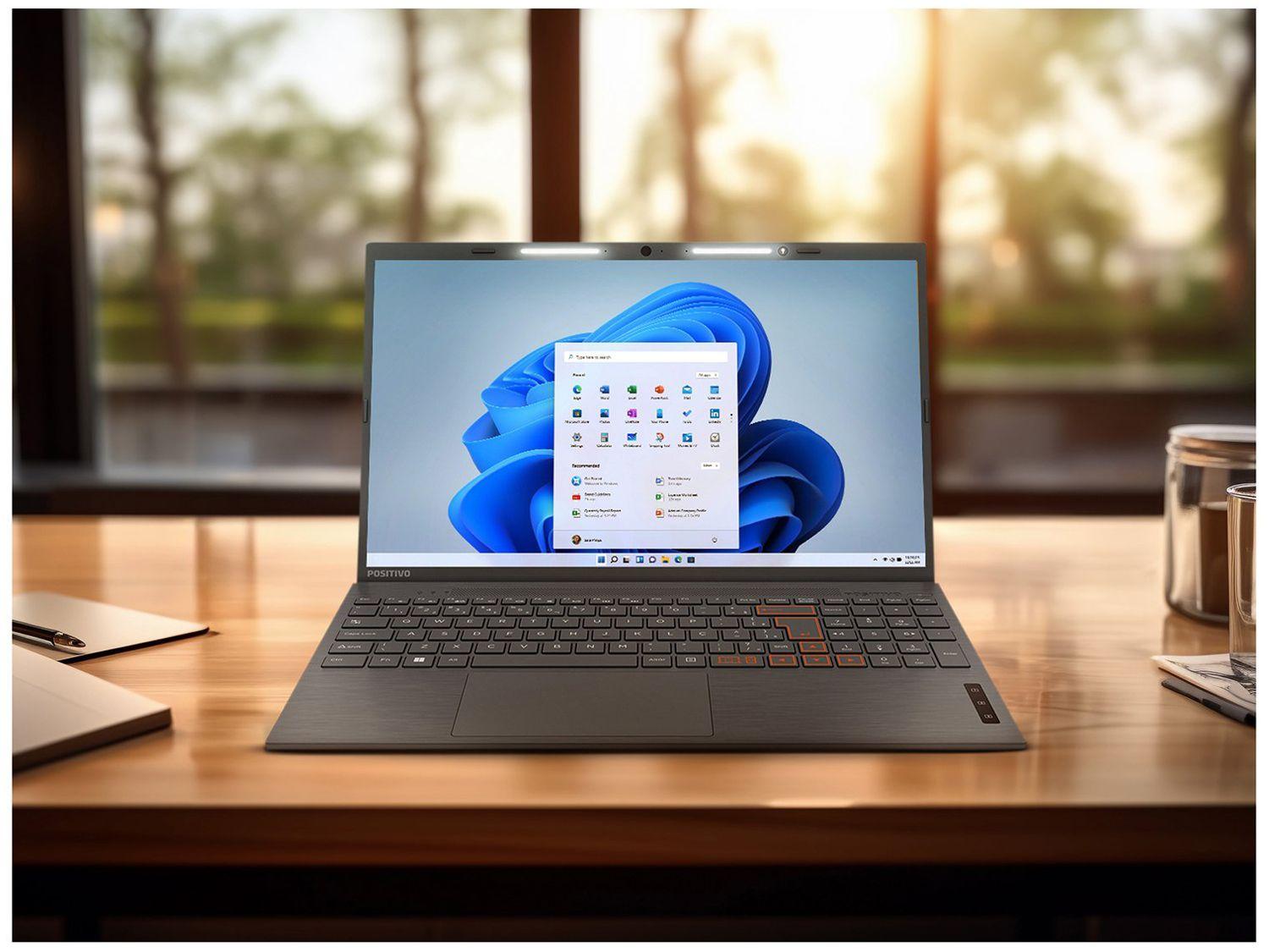 Notebook Positivo Vision C15 Intel Celeron 4GB 128GB 15,6” HD Windows 11 Microsoft 365 C4128A-15