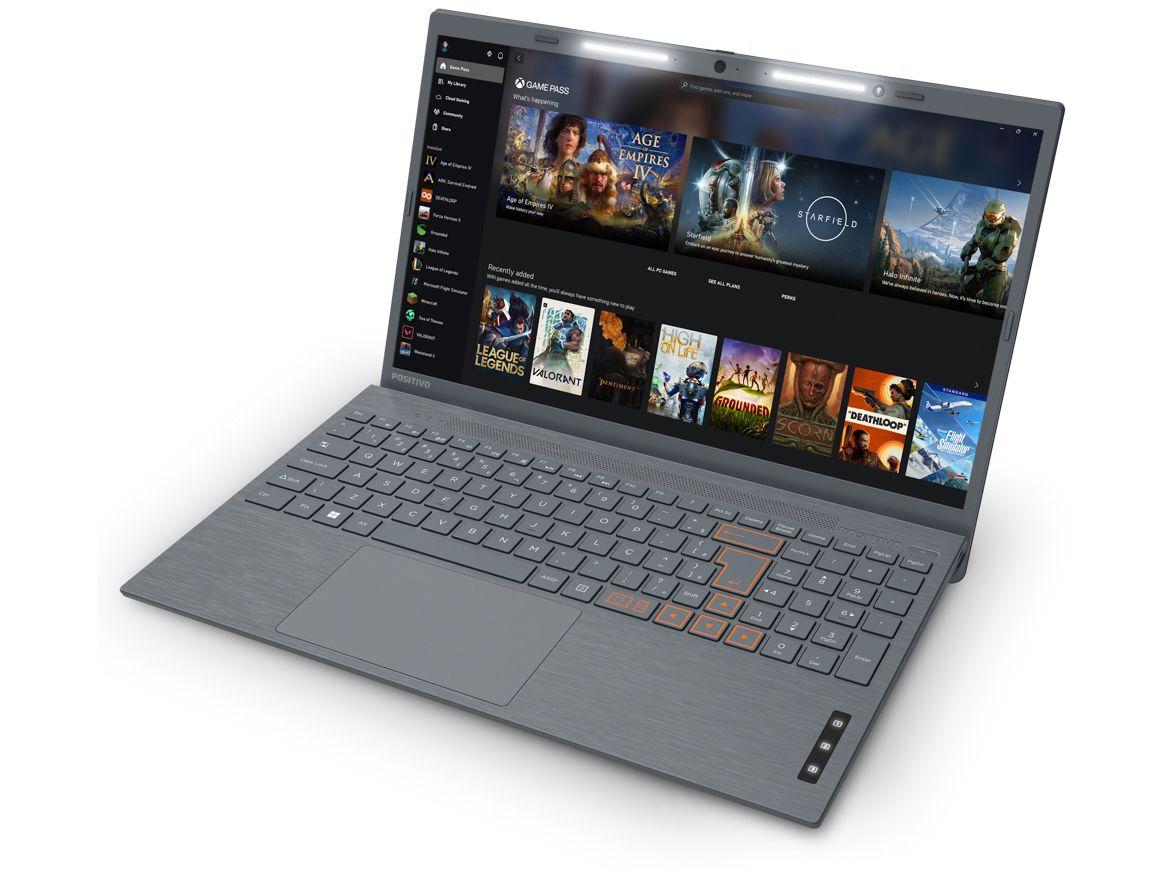 Notebook Positivo Vision C15 Intel Celeron 4GB 128GB 15,6” HD Windows 11 Microsoft 365 C4128A-15