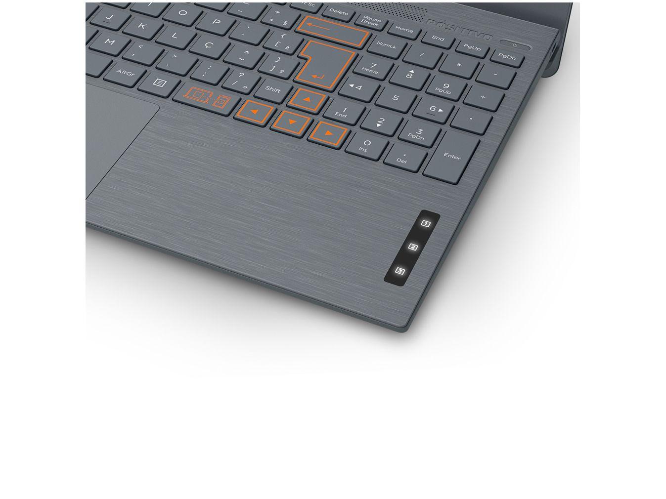 Notebook Positivo Vision C15 Intel Celeron 4GB 128GB 15,6” HD Windows 11 Microsoft 365 C4128A-15