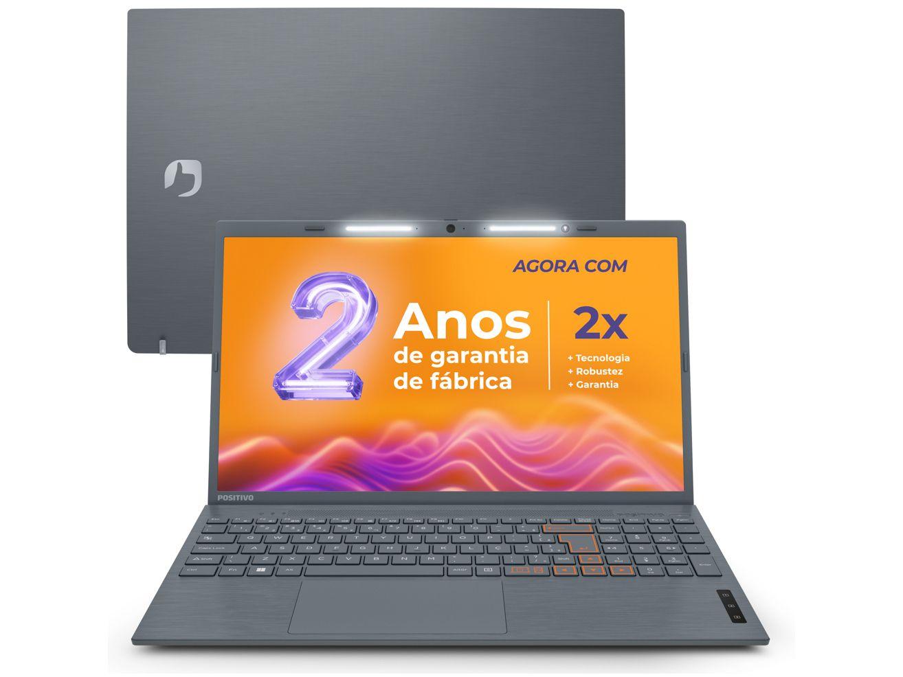 Notebook Positivo Vision C15 Intel Celeron 4GB 128GB 15,6” HD Windows 11 Microsoft 365 C4128A-15