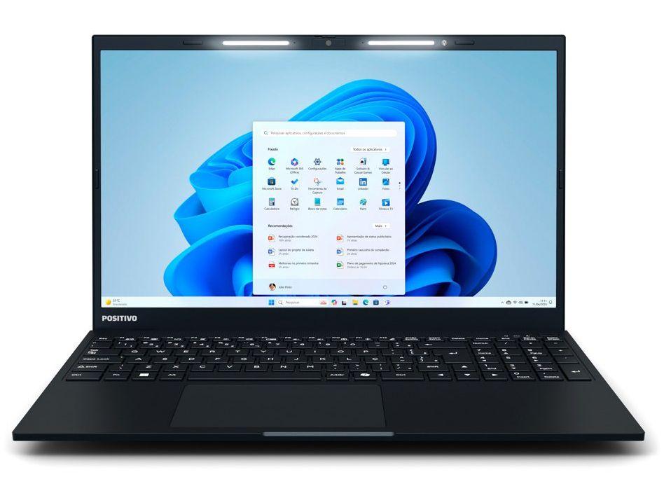 Notebook Positivo Vision R15 R58256 A-15 AMD Ryzen 5 8GB RAM SSD 256GB 15,6" Full HD Windows 11 3002880