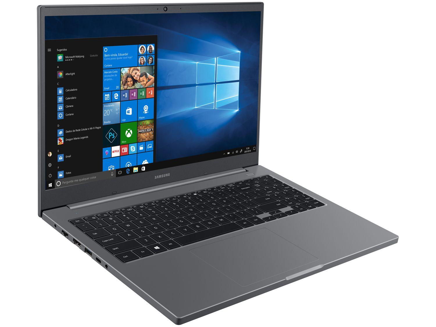 Notebook Samsung Book NP550XDAKF2BR Intel Core i5 8GB 256GB SSD 15,6” Full HD Windows 10