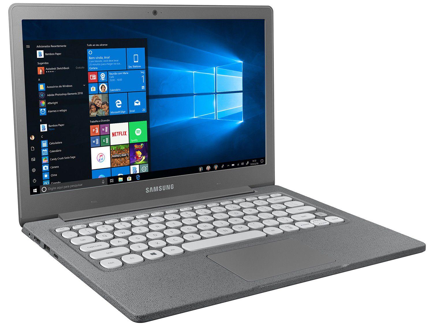 Notebook Samsung Flash F30 Intel Dual Core - 4GB SSD 64GB 13,3” Full HD ...