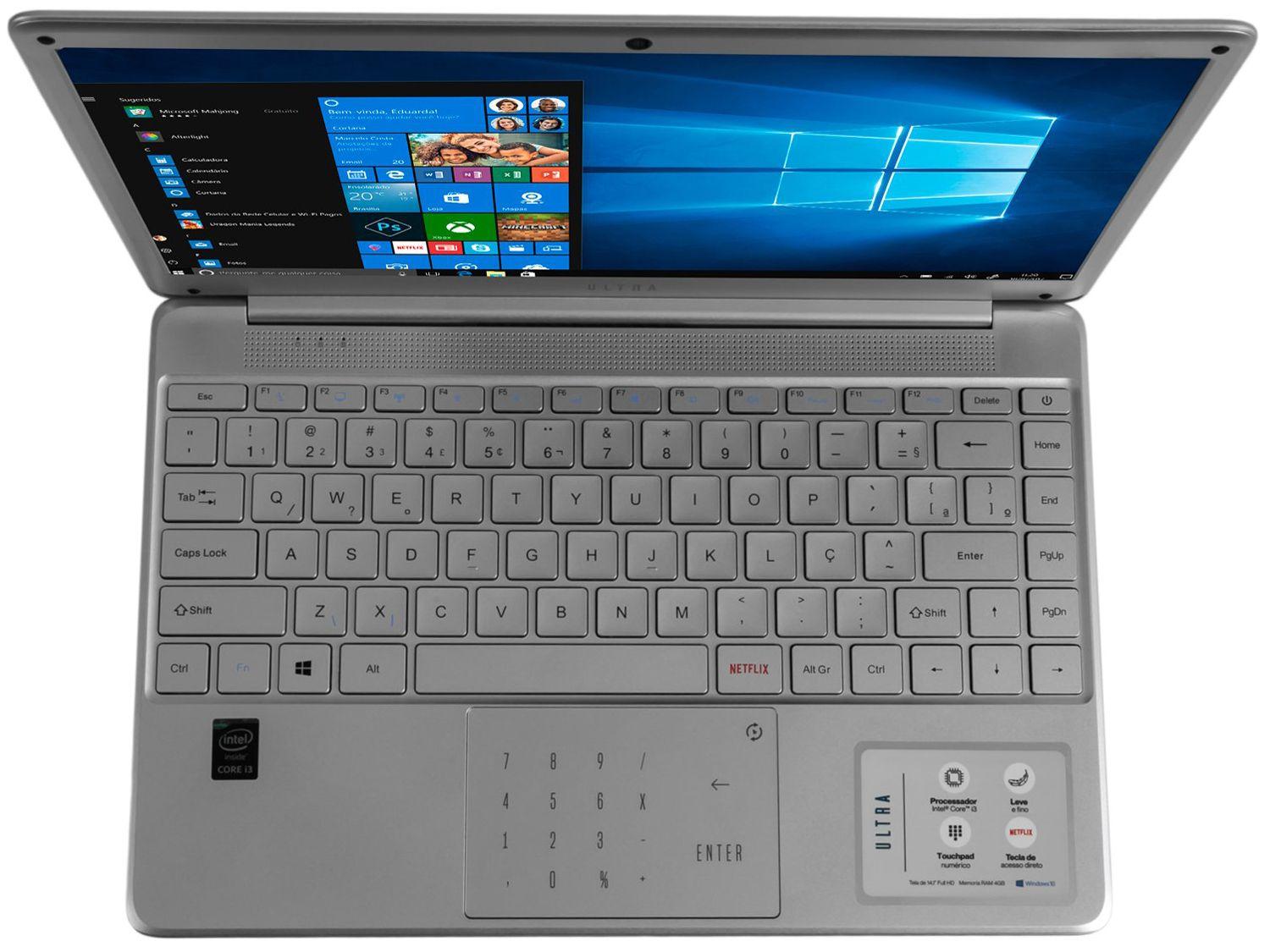 Notebook Ultra UB420 Intel Core i3 4GB
