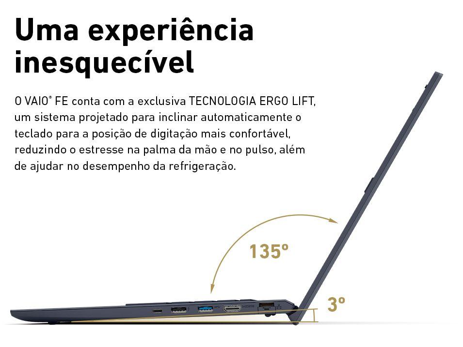 Notebook Vaio FE15 VJFE54F11X-B0321H Intel Core i7 8GB RAM SSD 512GB 15,6" Full HD Linux 3343845