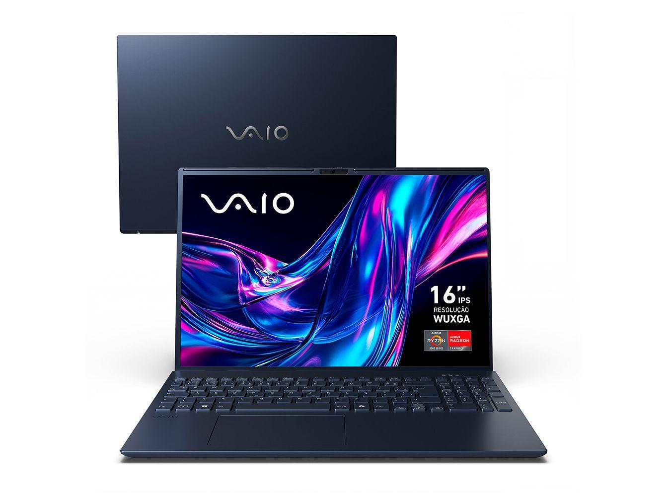 Notebook Vaio FE16 VJFE69F11X-B0711H AMD Ryzen 5 5625U 16GB RAM 512GB SSD 16" WUXGA Linux Debian 12 Widescreen 3344395