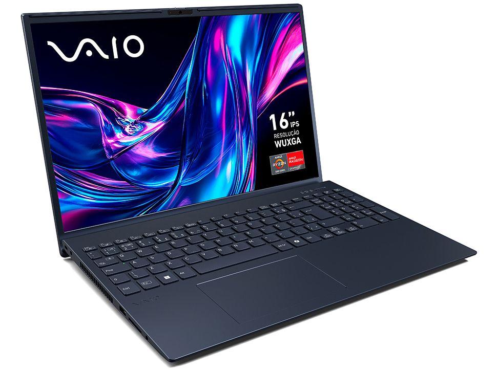 Notebook Vaio FE16 VJFE69F11X-B0711H AMD Ryzen 5 5625U 16GB RAM 512GB SSD 16" WUXGA Linux Debian 12 Widescreen 3344395