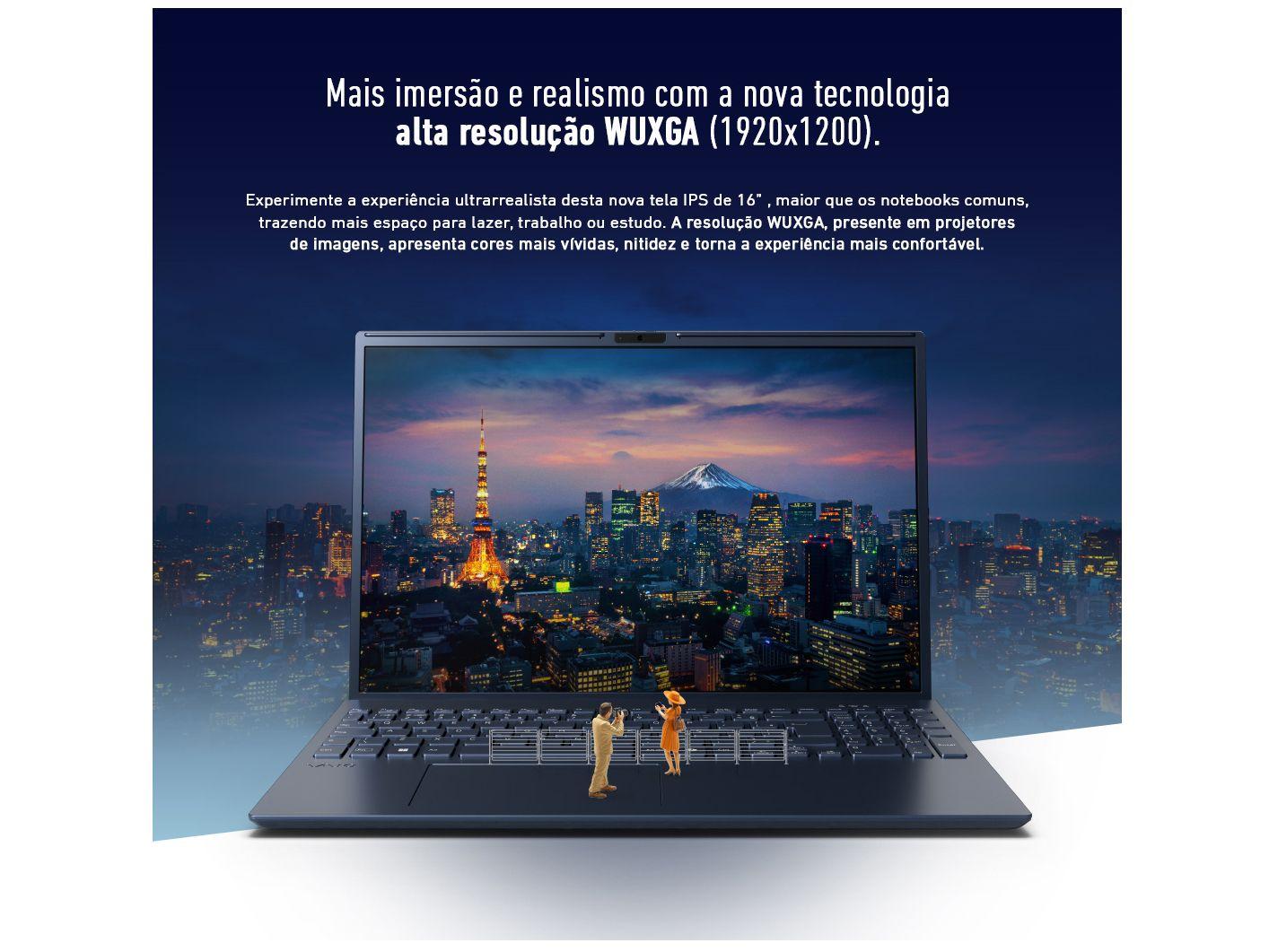 Notebook Vaio FE16 VJFE69F11X-B0711H AMD Ryzen 5 5625U 16GB RAM 512GB SSD 16" WUXGA Linux Debian 12 Widescreen