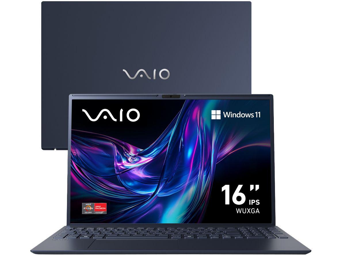 Notebook Vaio FE16 VJFE69F11X-B0721H AMD Ryzen 5 5625U 16GB 512GB SSD 16" WUXGA Windows 11 AMD Radeon Graphics 3344643