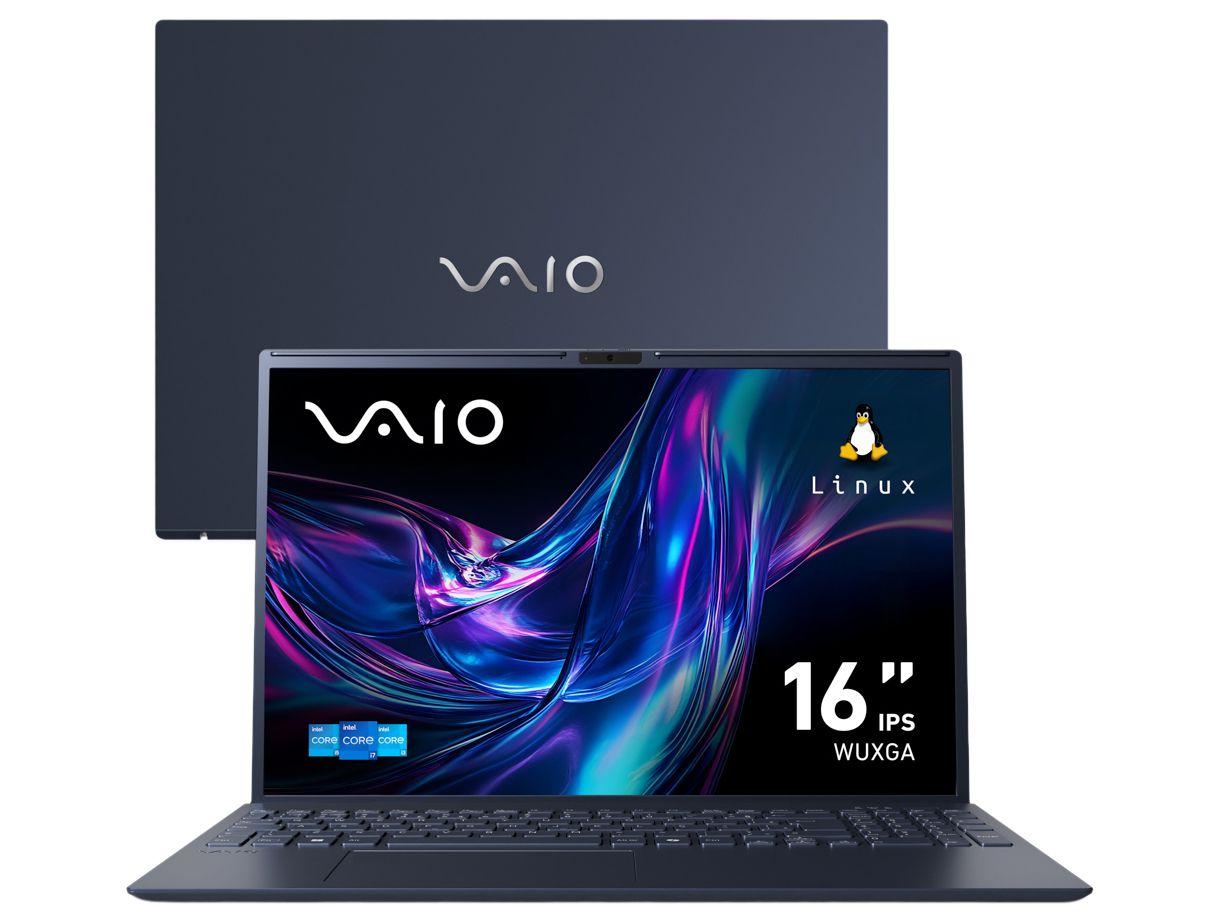 Notebook Vaio Intel Core i5-1335U 16GB RAM 512GB SSD 16" Linux