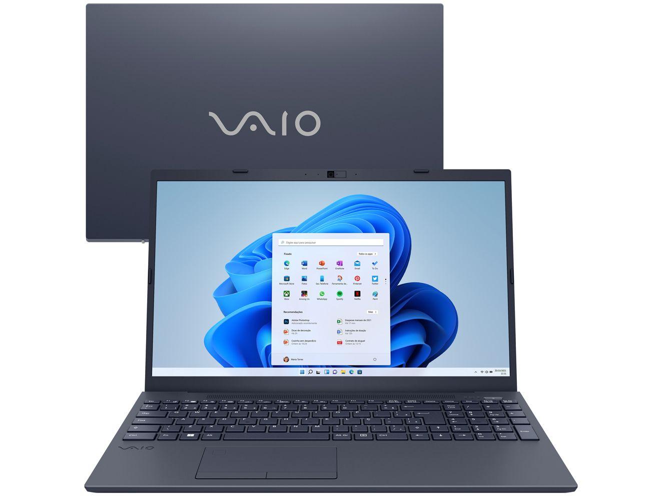 Notebook Vaio Intel Core i5 8GB 512GB SSD 15,6” - Full HD Notebook Vaio Intel Core i5 8GB 512GB SSD 15,6” - Full HD