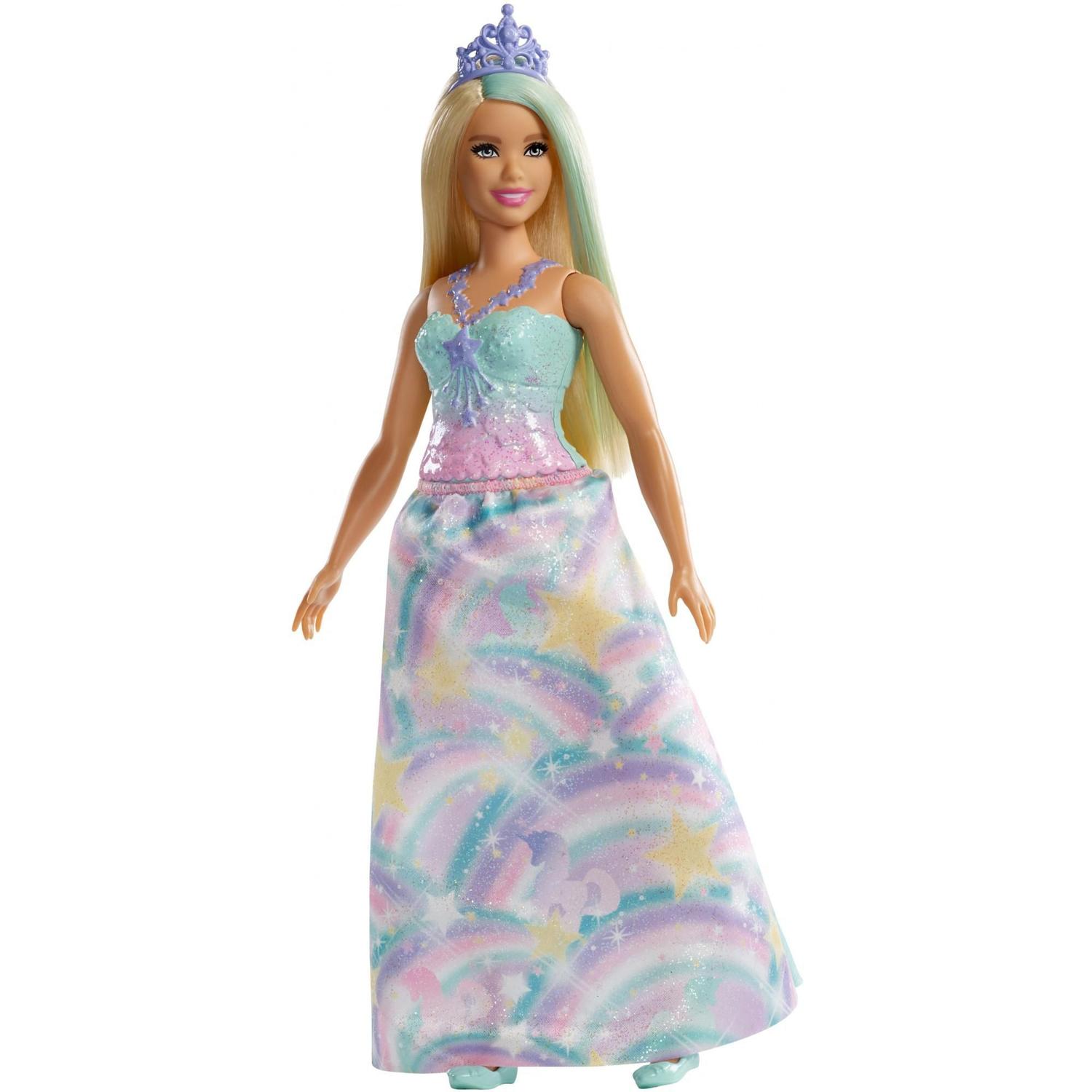 barbie dreamtopia vestido brilhante