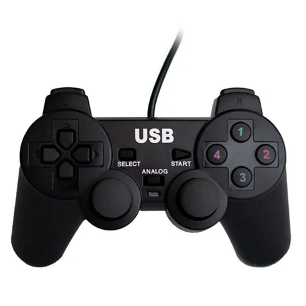 Controle Joystick USB para Computador PC Gamer PS2 e PS3 Dualshock - Feir -  Controle para PC - Magazine Luiza