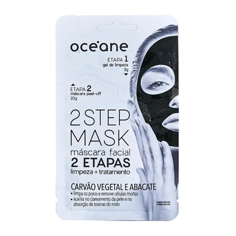 Océane Máscara Facial 2 Etapas - Dual-Step Mask Carvão Vegetal e ...