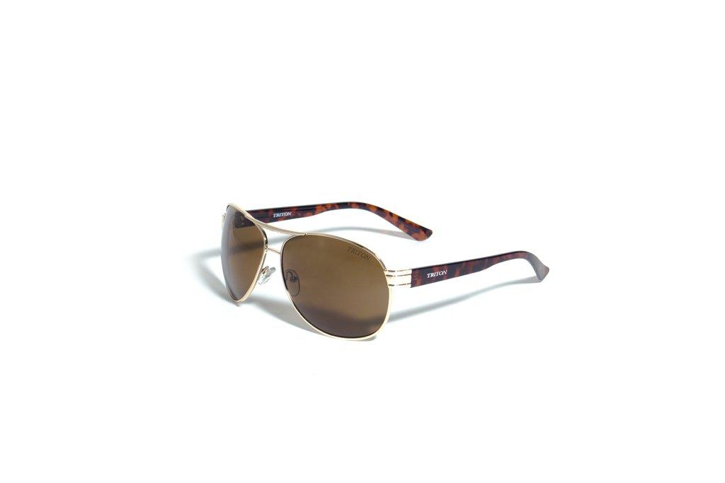 Óculos de Sol Triton Eyewear Aviador Redondo Dourado A2419 - Óculos de Sol  - Magazine Luiza