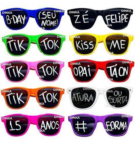 Oculos Influencer Frase Personalizada Colorido | Magalu Empresas | B2B e  compras com CNPJ