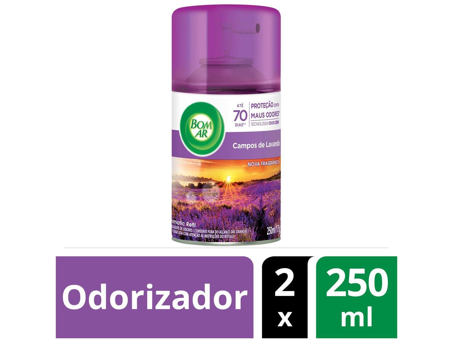 Odorizador de Ambiente Spray Refil Bom Ar - Freshmatic Spray Automático Campos de Lavanda