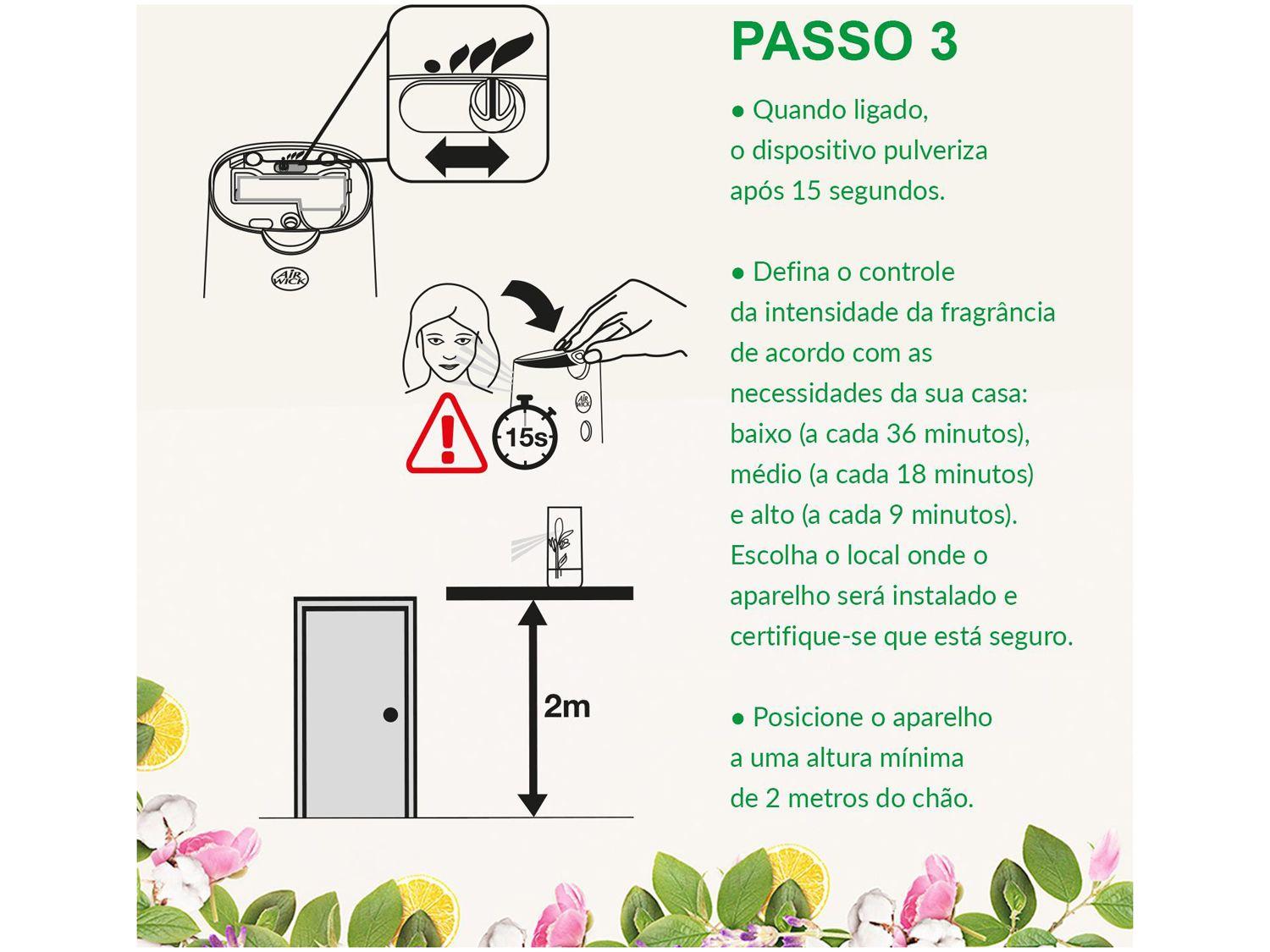 Odorizador de Ambiente Spray Refil Bom Ar - Freshmatic Spray Automático Campos de Lavanda