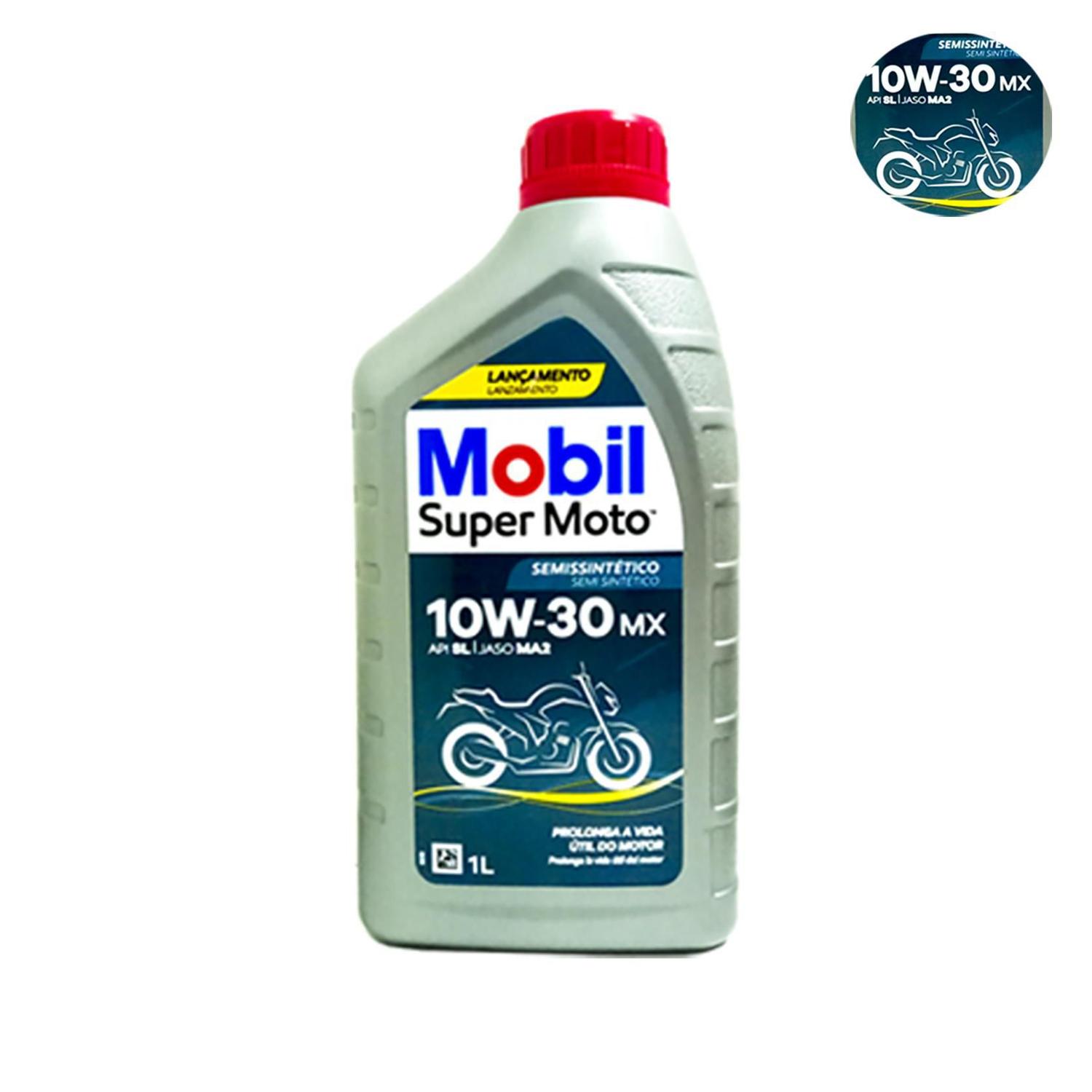 Oleo Mobil Semi Sintetico 10w30 Mx Crf 110 2021 - 1 Litro ...