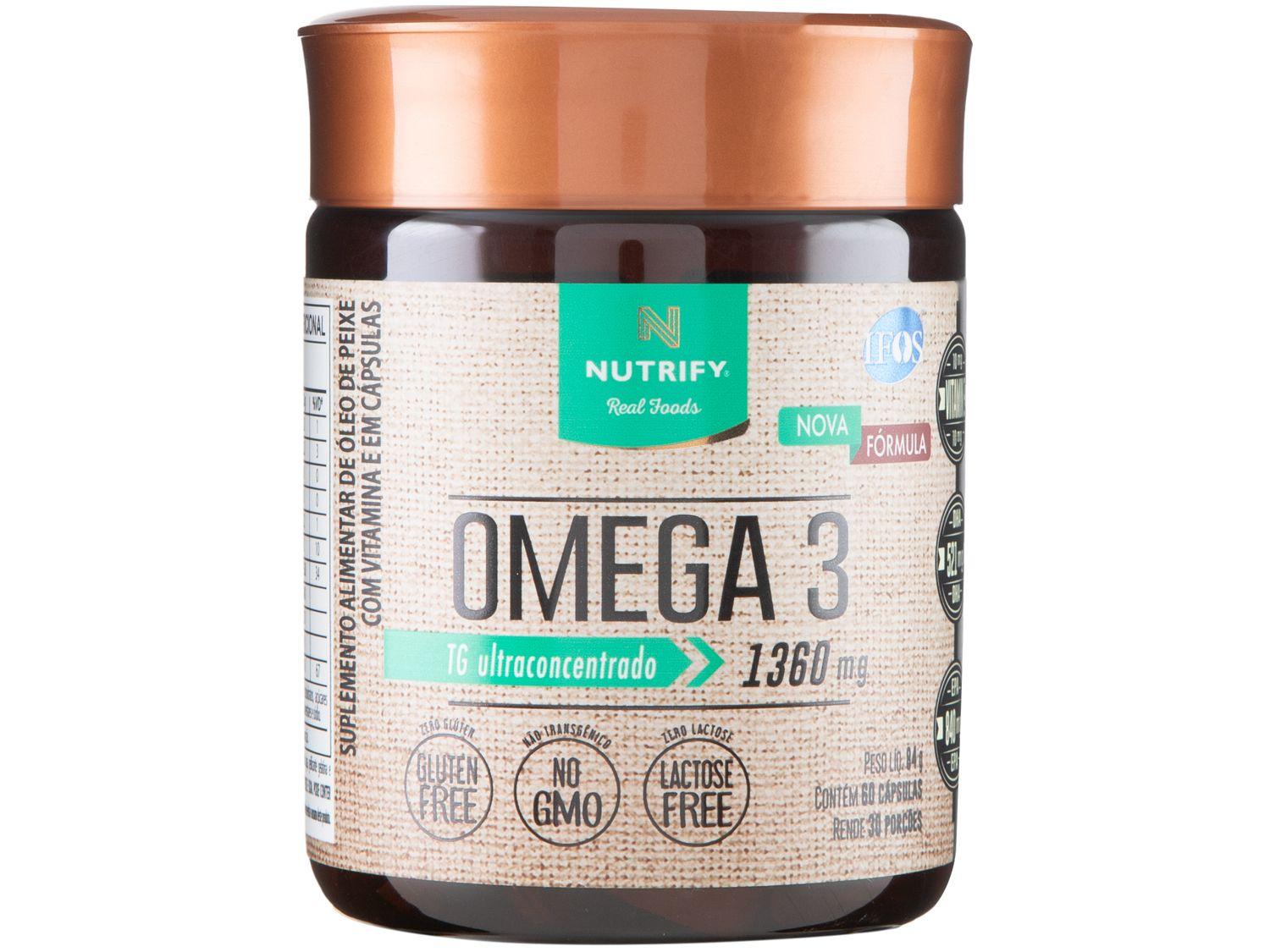 Omega 3 TG Ultra Concentrado Nutrify 60 Cápsulas