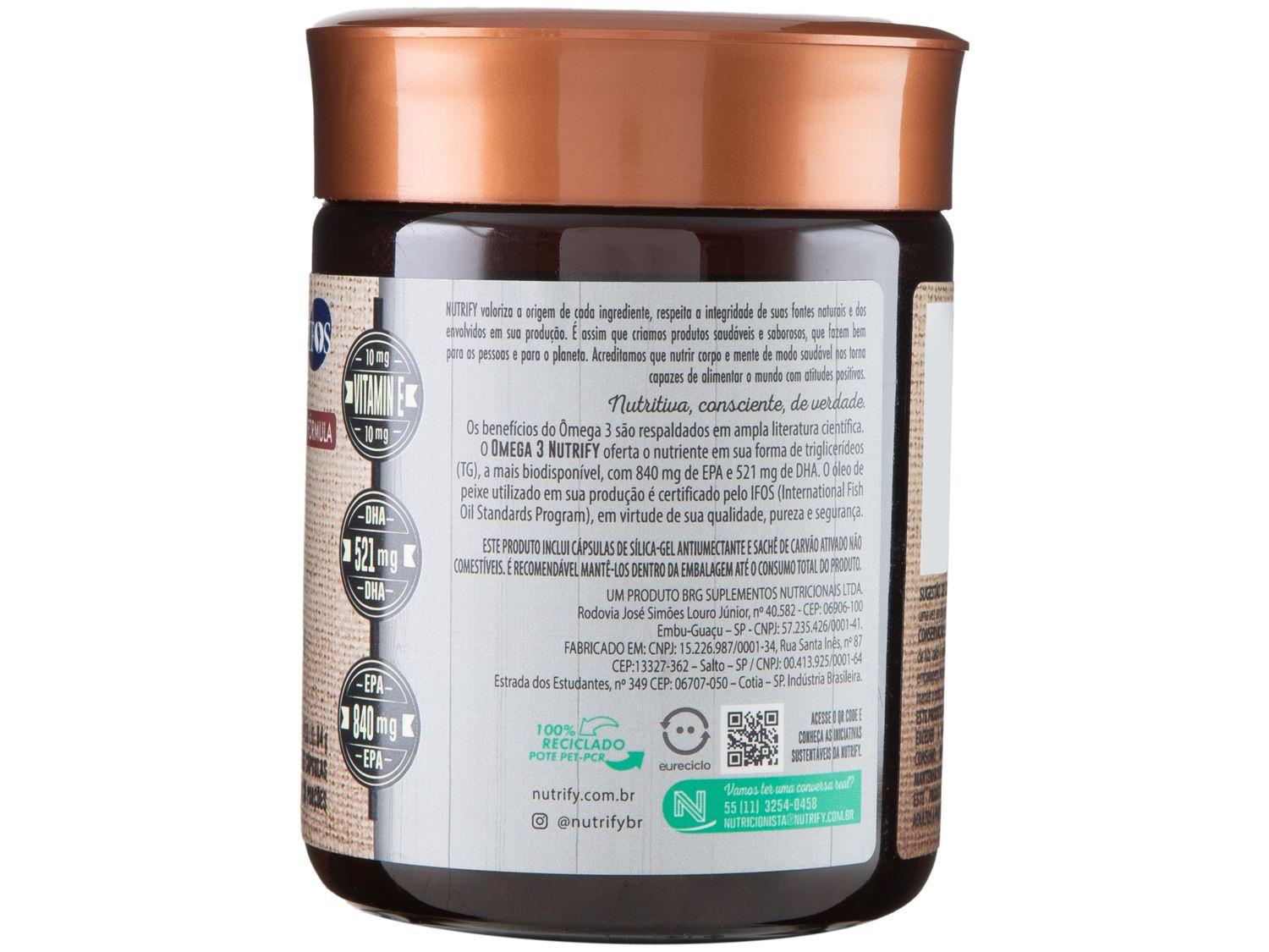 Omega 3 TG Ultra Concentrado Nutrify 60 Cápsulas