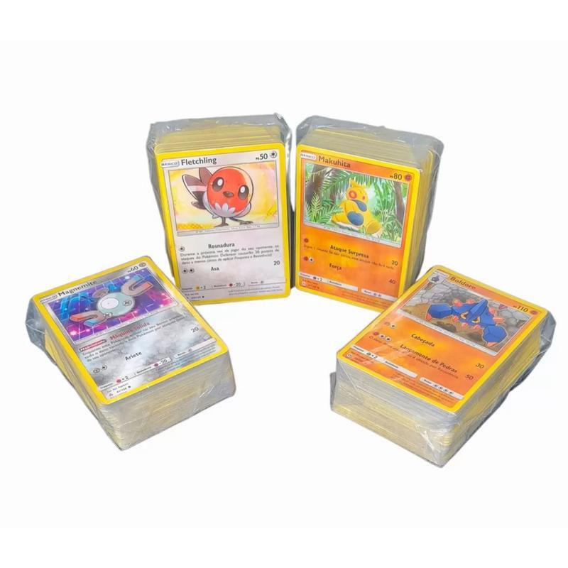 Lote Pack 50 Cartas Pokémon RARAS Copag Original - Ri Happy