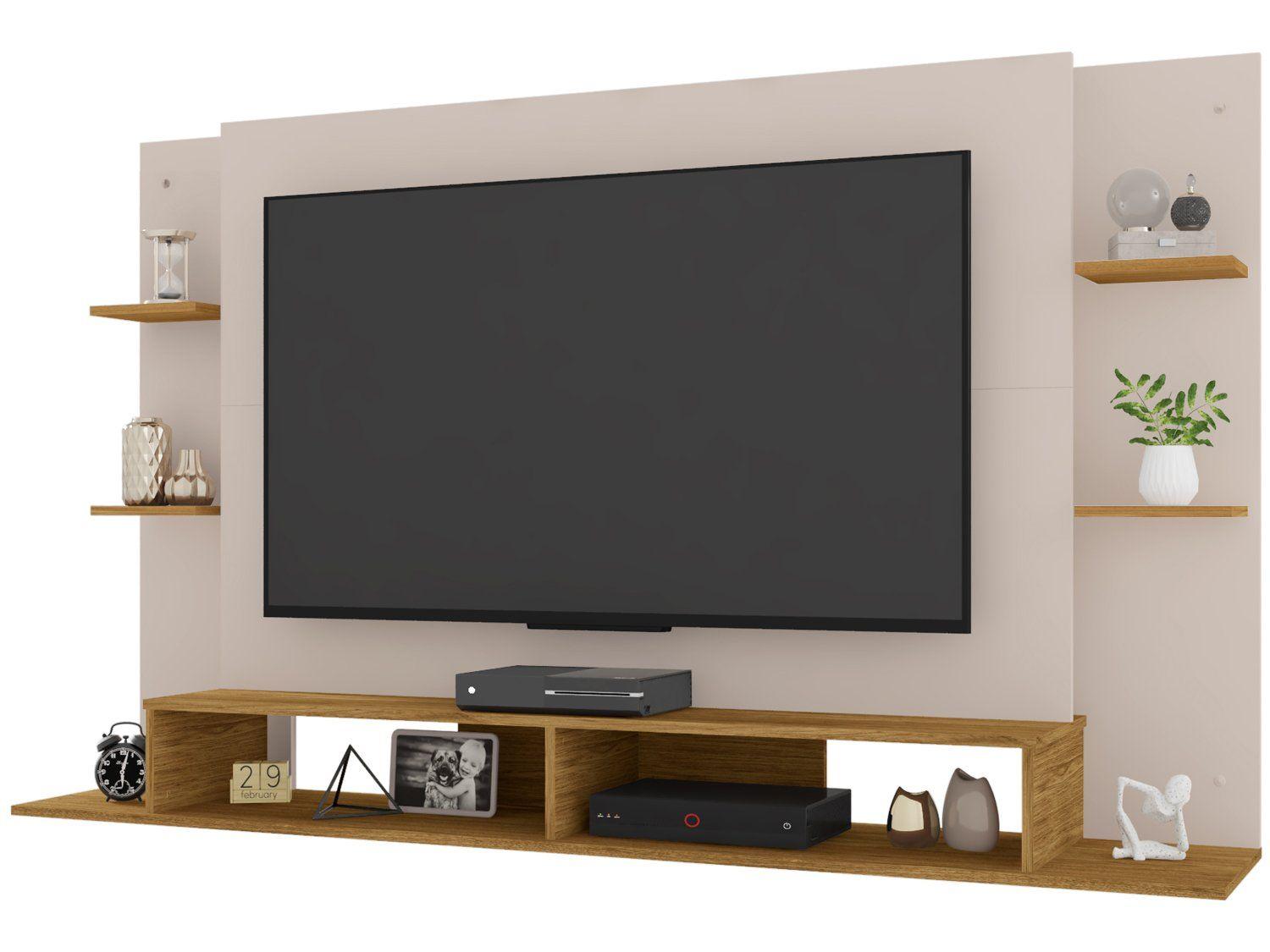 Painel para TV até 55" Caemmun Domínio 4 Prateleiras