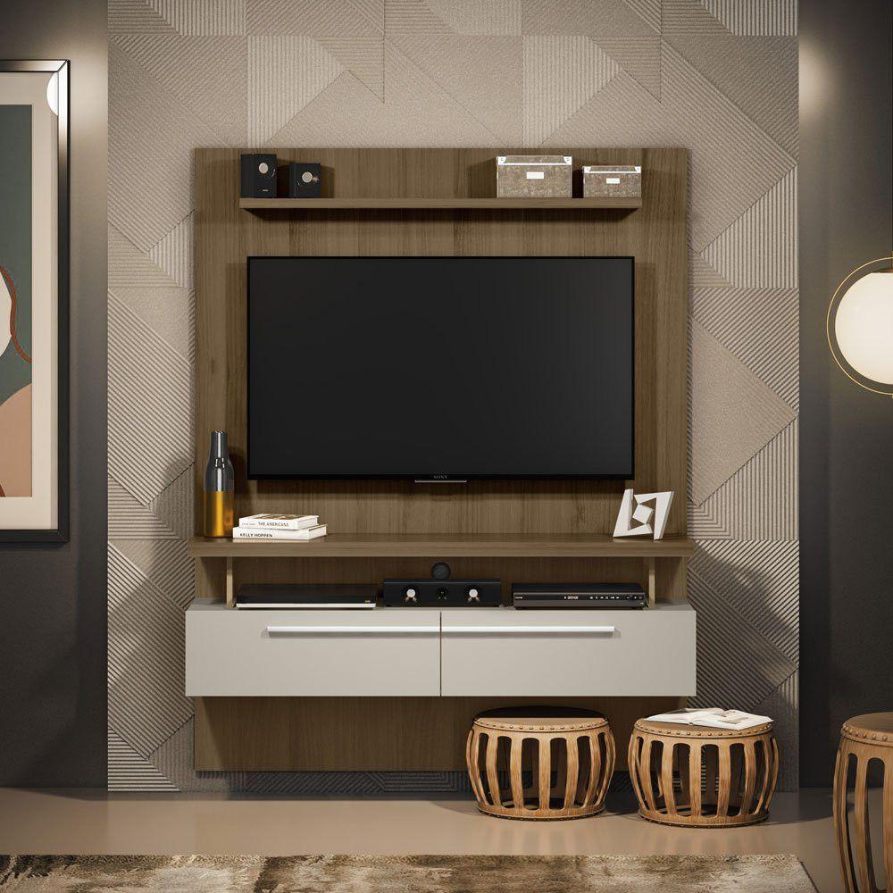Painel para TV até 60 Polegadas 2 Portas New Caju Linea Brasil - Painel ...