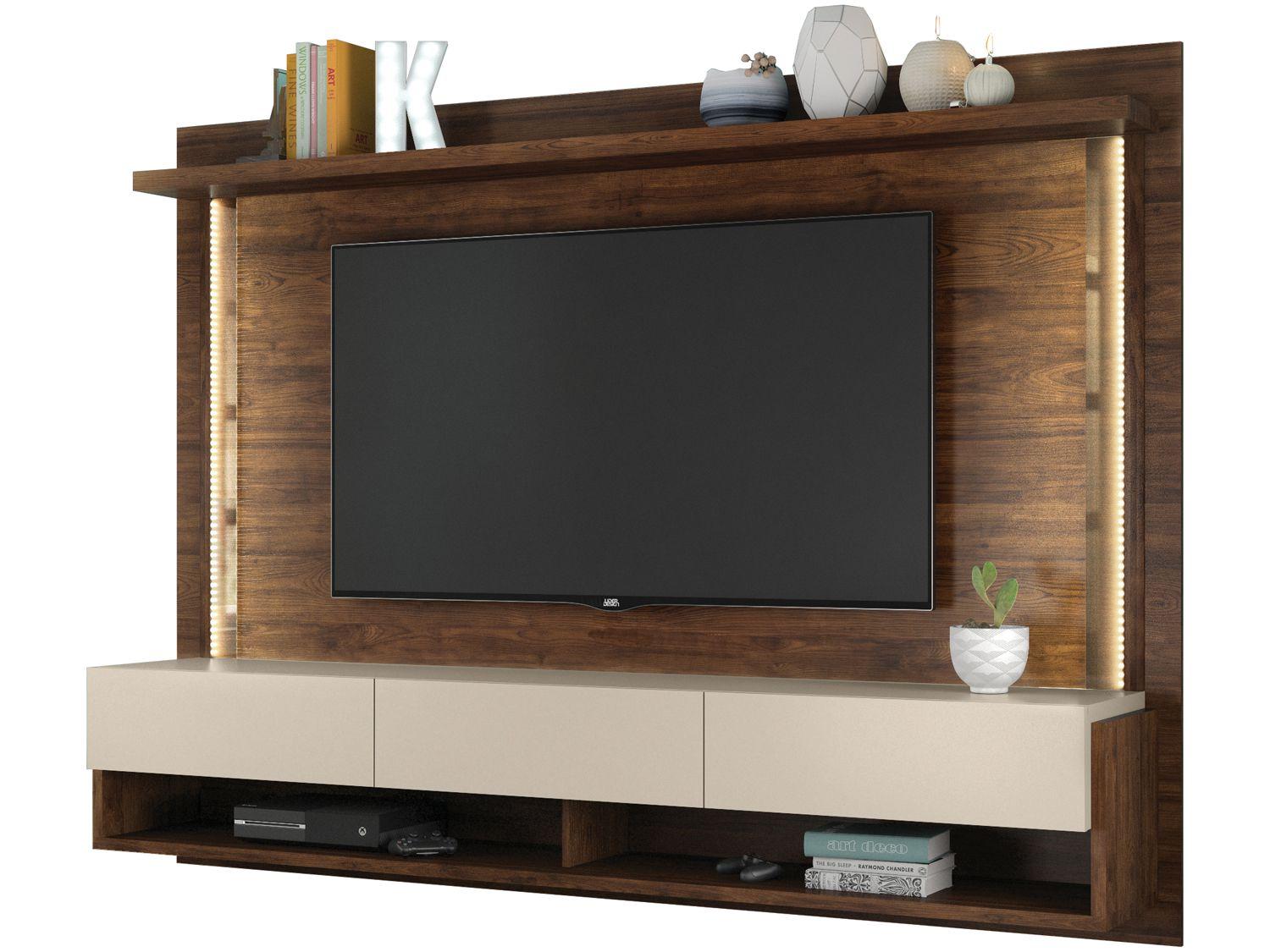 Painel para TV até 65” Caemmun - Magnific - Painel para TV - Magazine Luiza