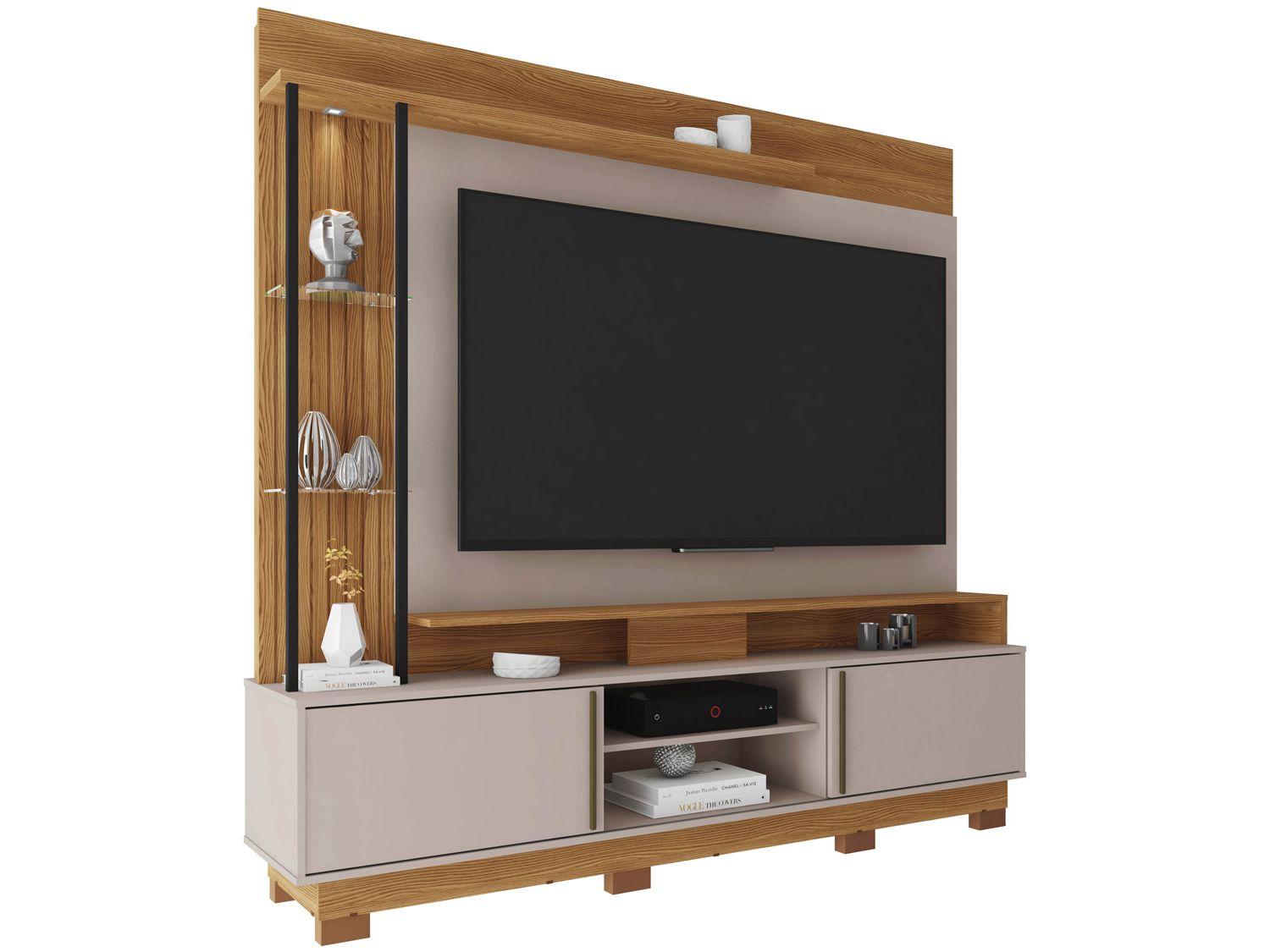 Painel para TV até 70” DJ Móveis Martino 4 Prateleiras