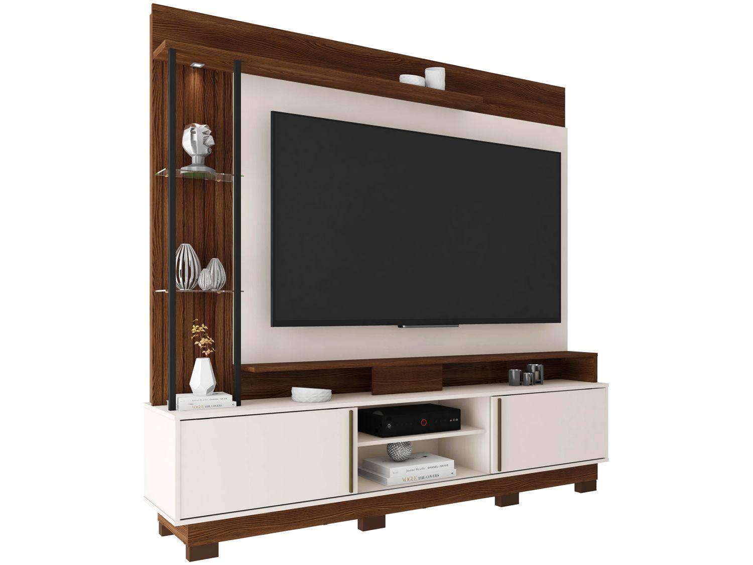 Painel para TV até 70” DJ Móveis Martino 4 Prateleiras