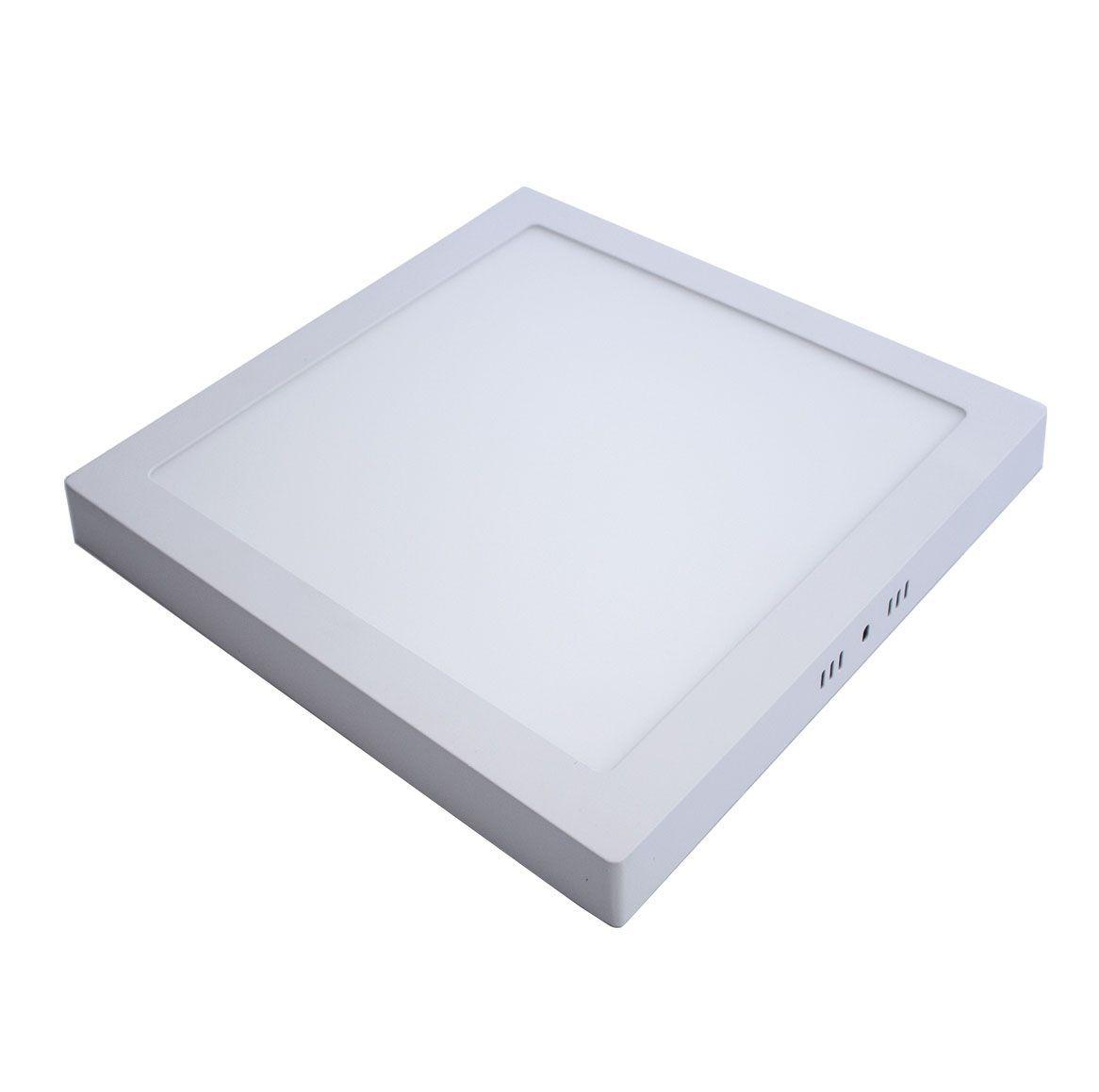 Painel Plafon LED de sobrepor 25w 30 x 30cm 6000k branco frio st472 Starlumen Plafon