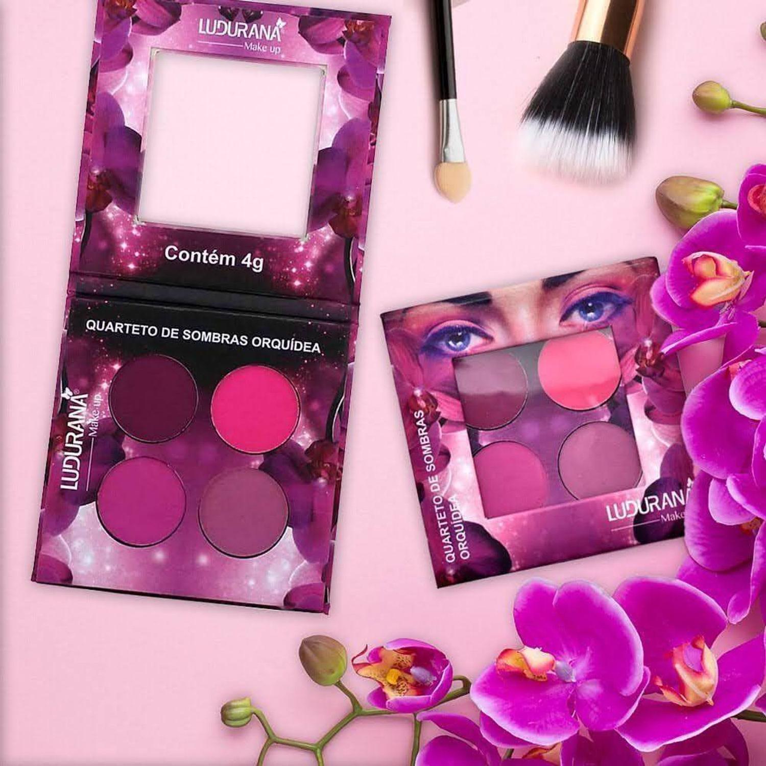 Paleta de Sombras - Ludurana - Orquídea - Maquiagem para Olhos - Magazine  Luiza