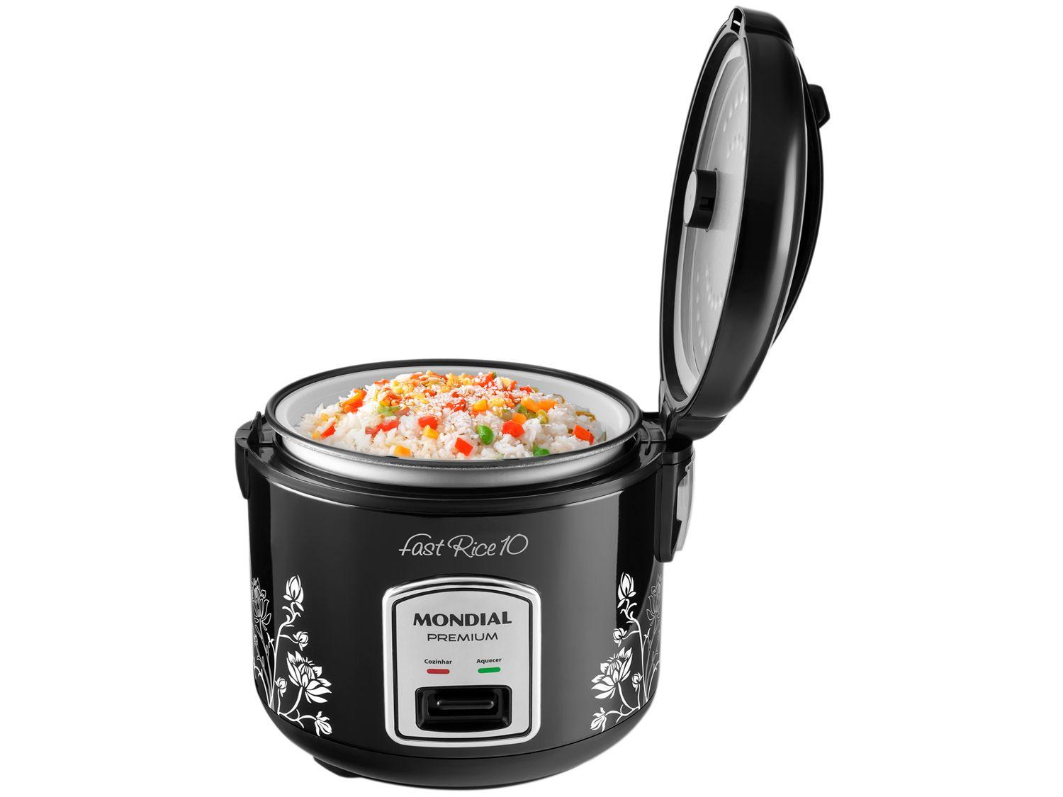 Panela de Arroz Elétrica 10 Xícaras Mondial Fast Rice 10 PE-44-10X