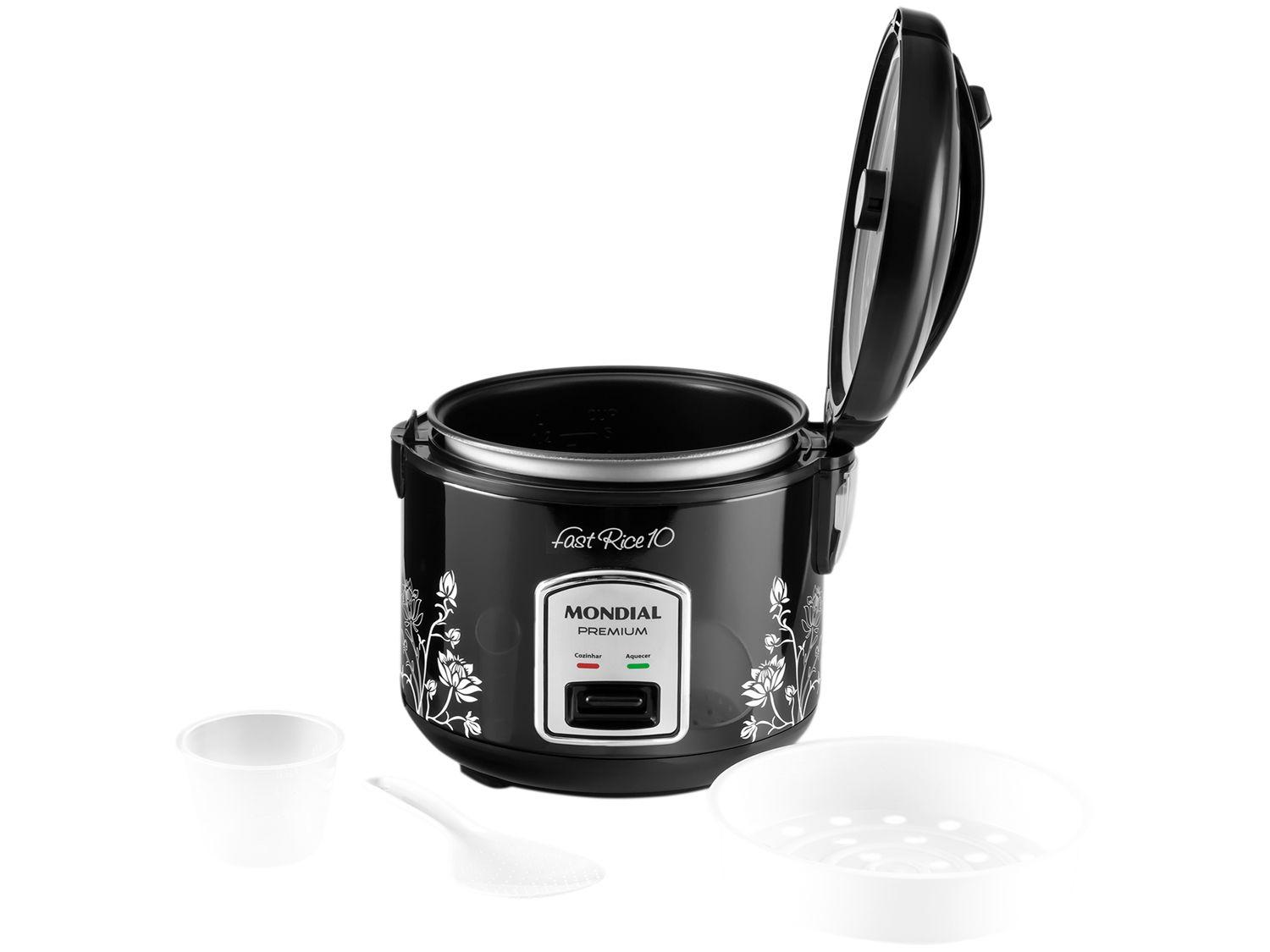 Panela de Arroz Elétrica 10 Xícaras Mondial Fast Rice 10 PE-44-10X